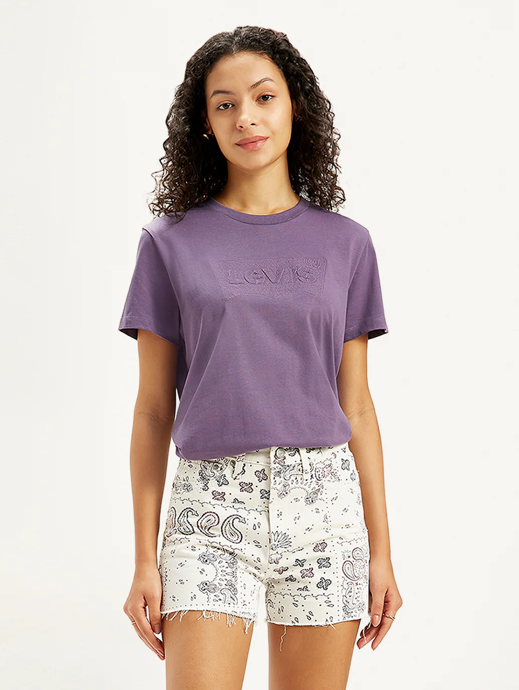 Women's Brand Logo Regular Fit T-Shirt - Image 3