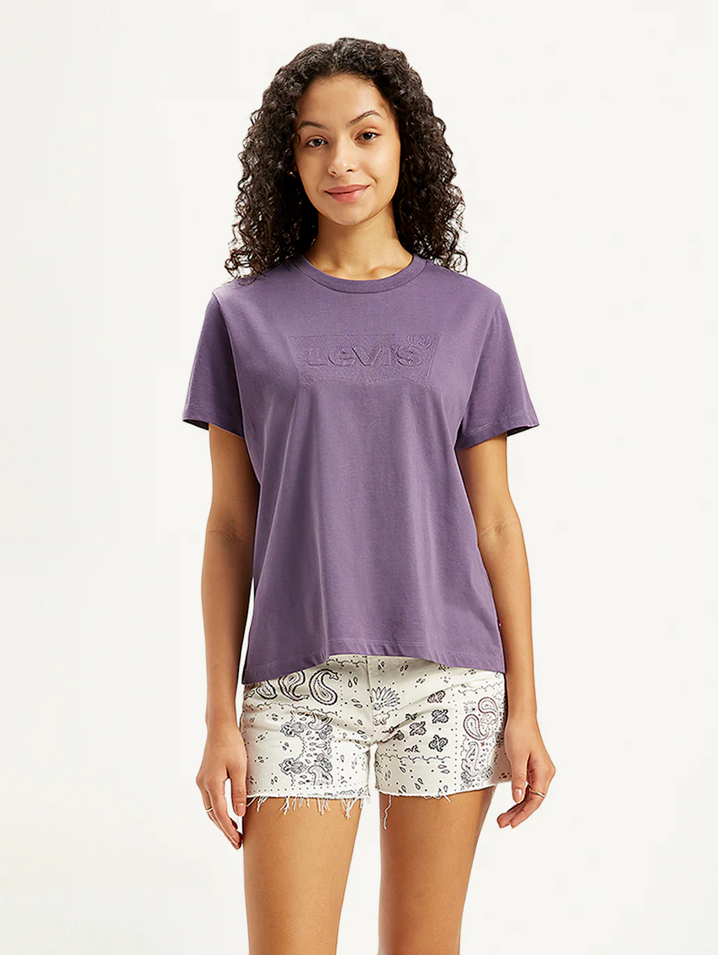 Women's Brand Logo Regular Fit T-Shirt - Image 4