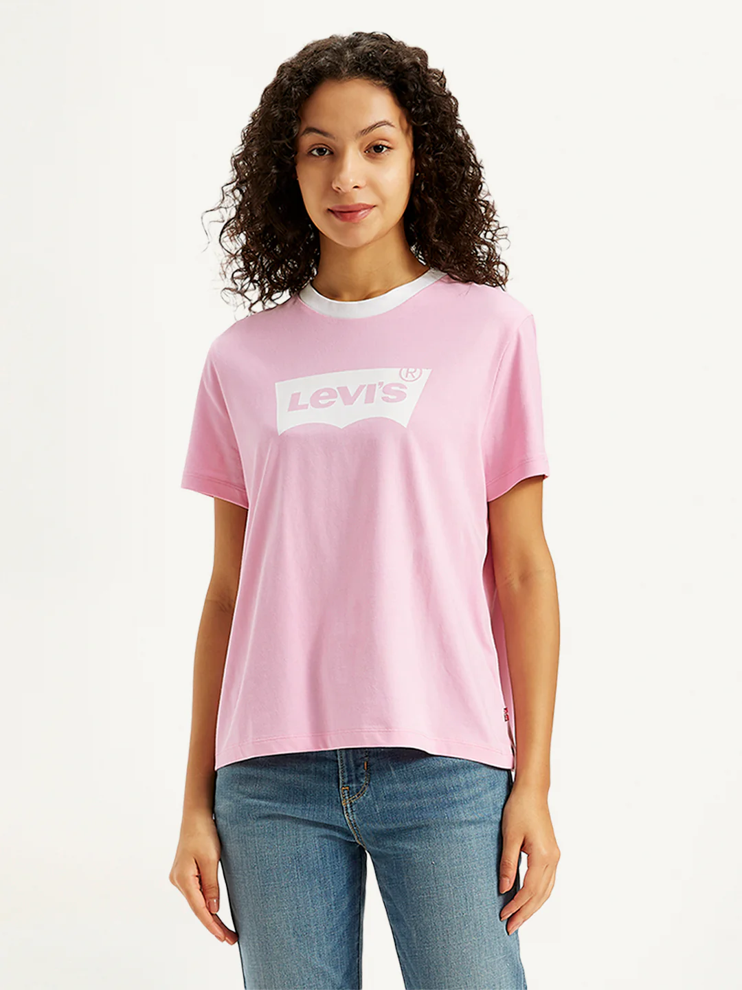 Women's Brand Logo Regular Fit T-Shirt