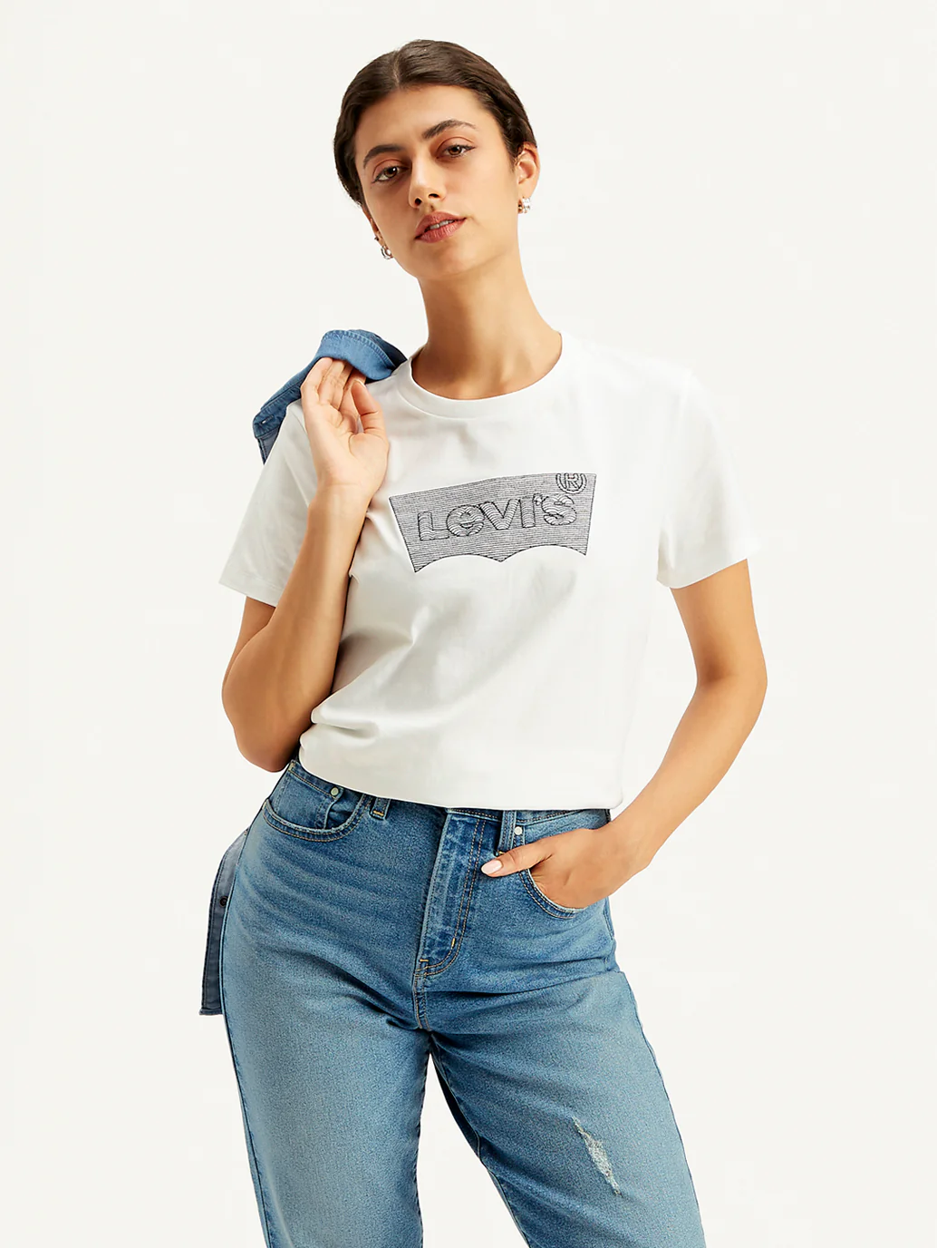 Women's Brand Logo Regular Fit T-Shirt - Image 2