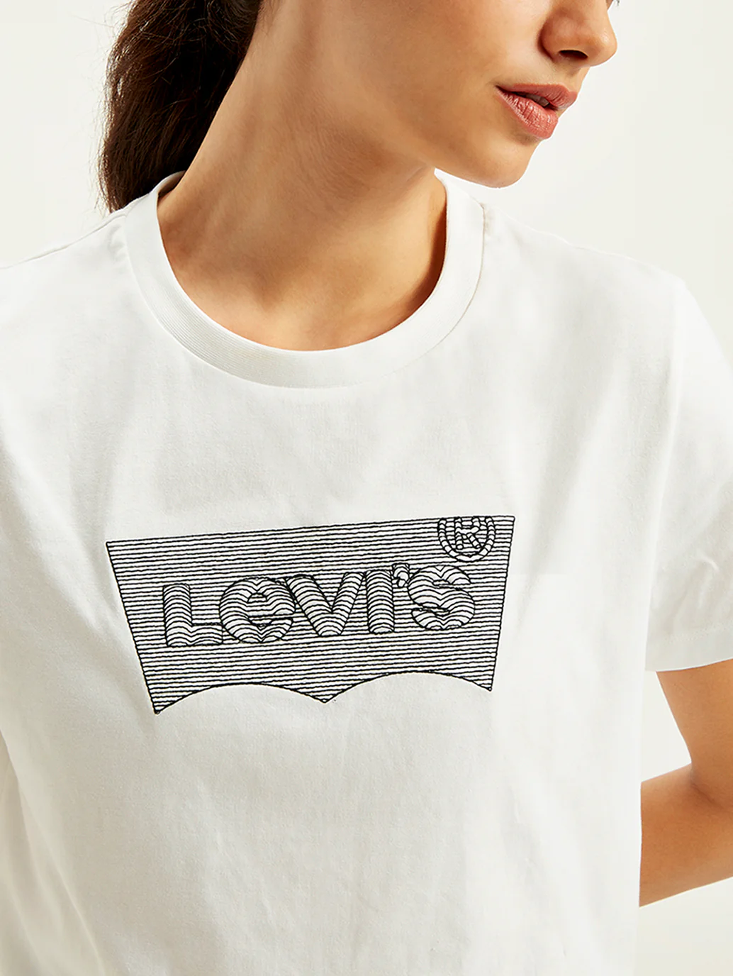 Women's Brand Logo Regular Fit T-Shirt - Image 6