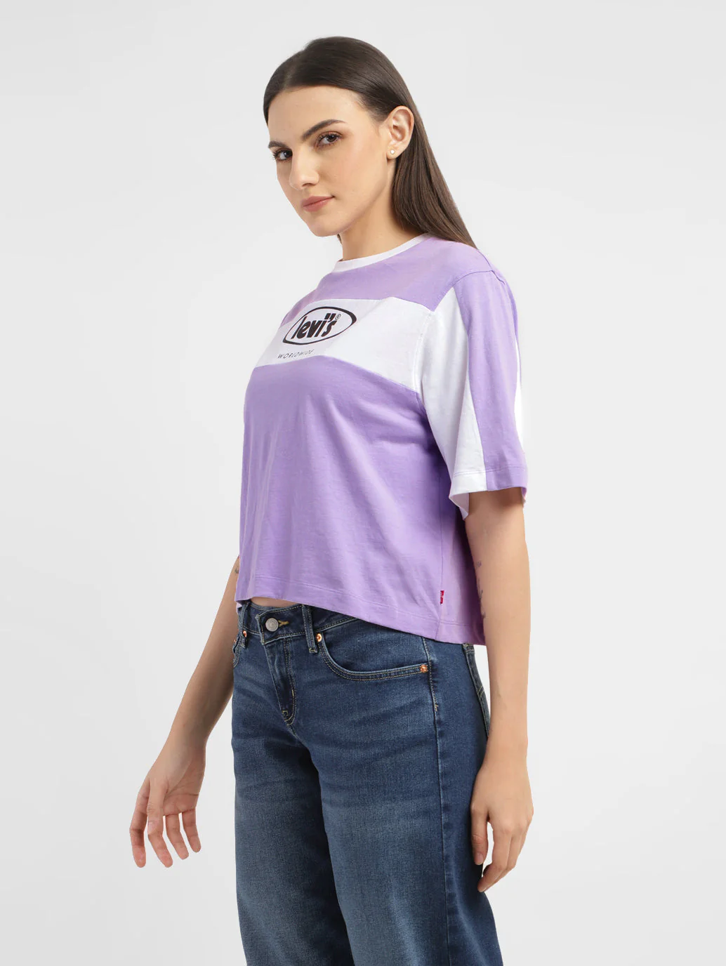 Women's Brand logo Slim Fit T-shirt - Image 4