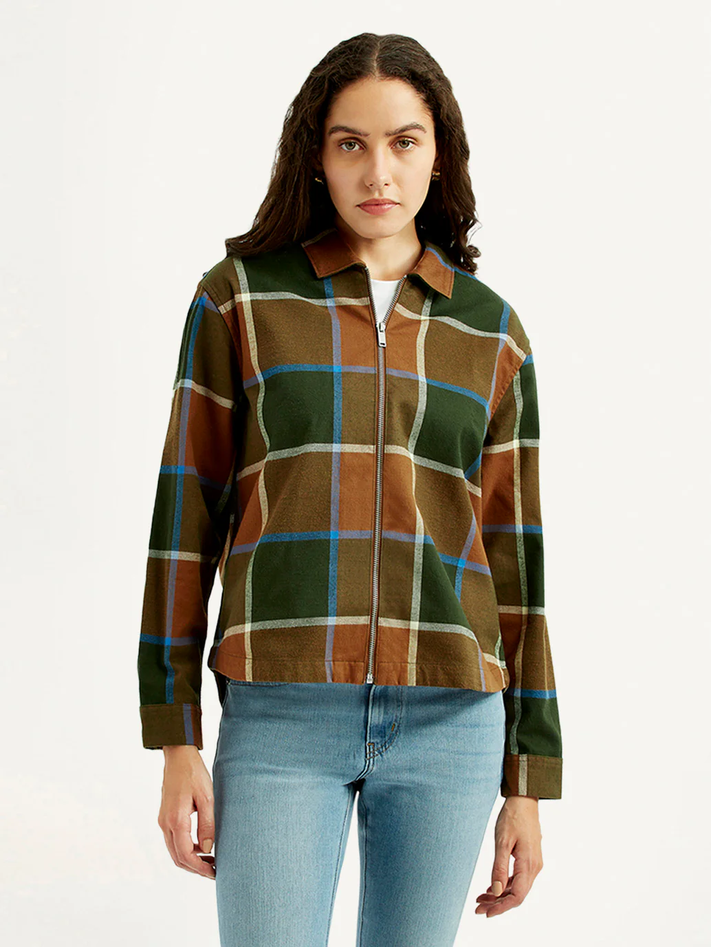 Women's Multi Color Checkered Shirt - Image 2