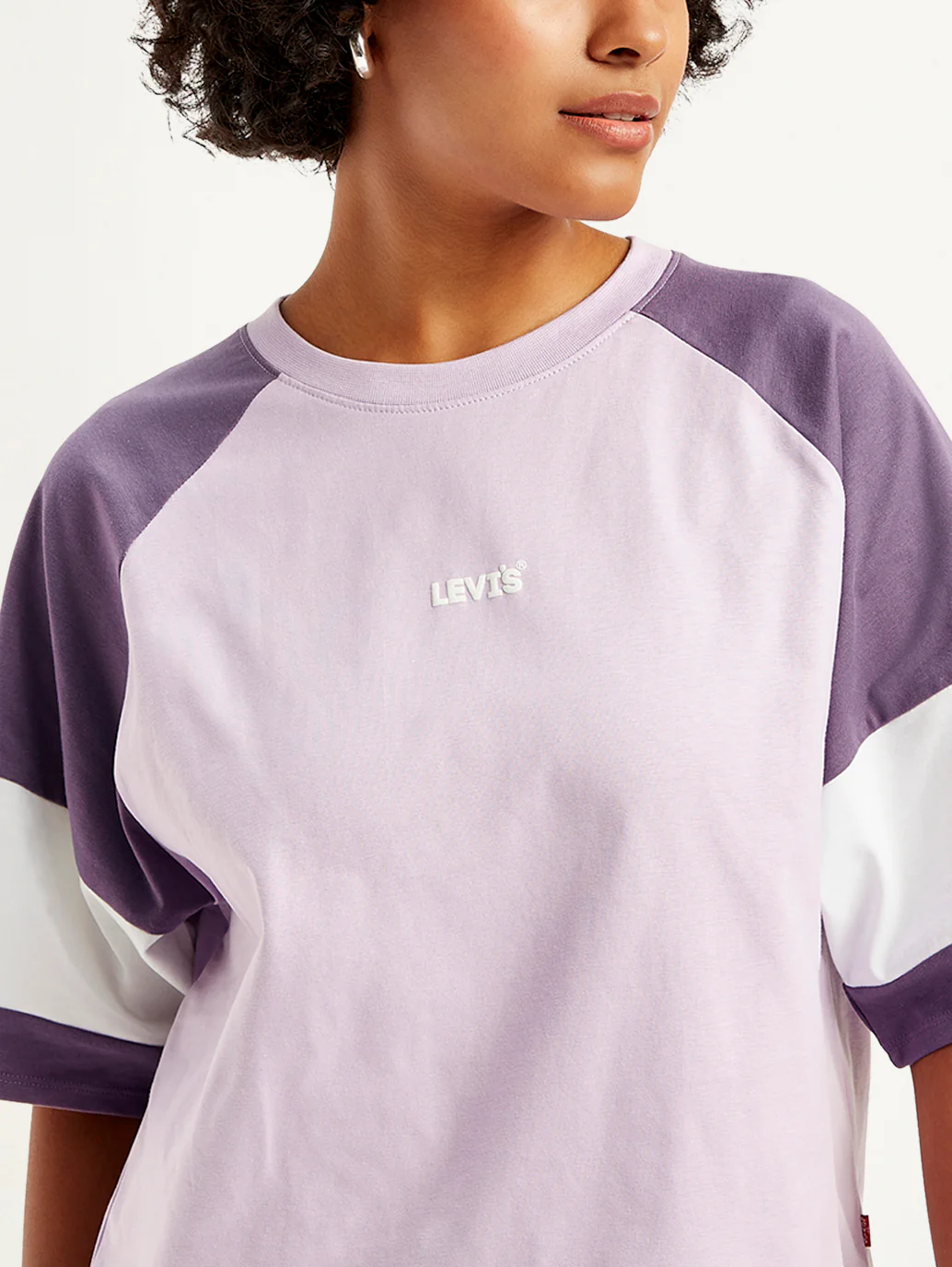 Women's Colorblock Loose Fit T-Shirt - Image 4