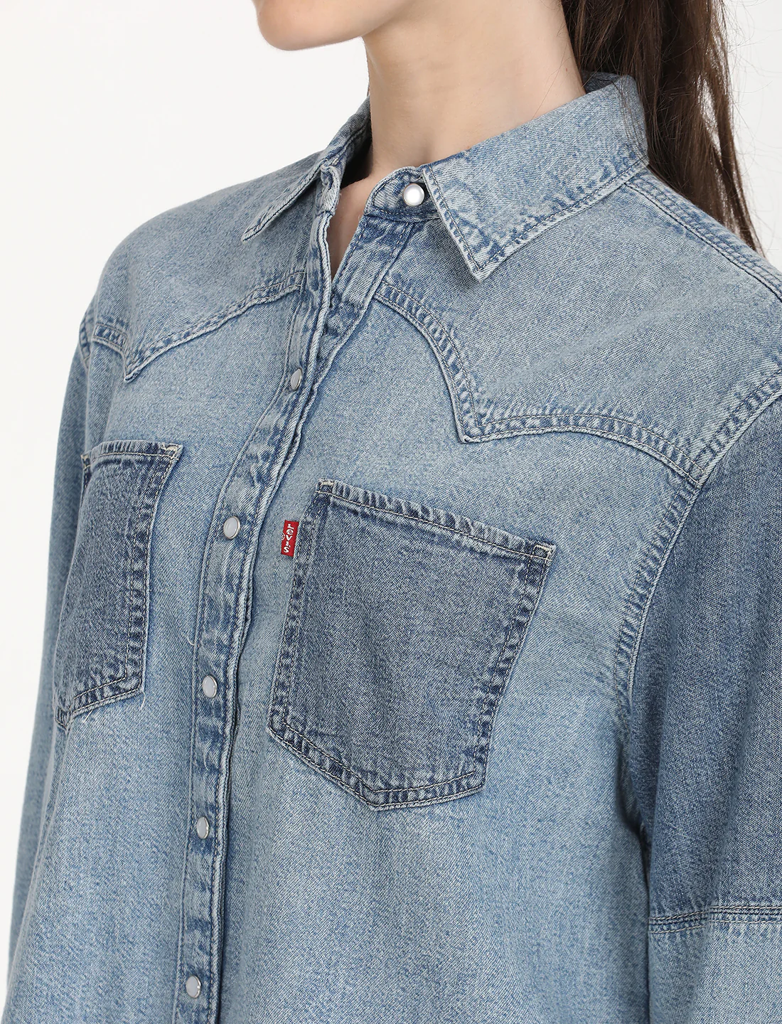 Women's Colorblock Relaxed Fit Shirt - Image 5