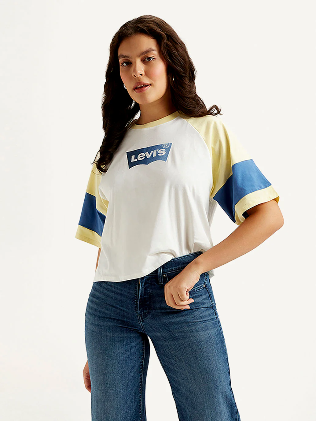 Women's Colorblock Relaxed Fit T-shirt