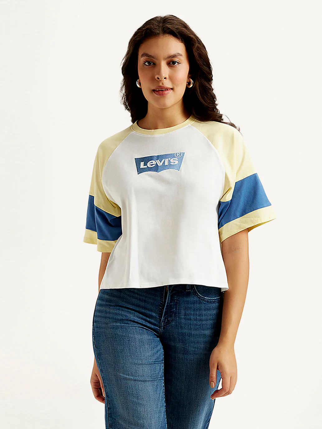 Women's Colorblock Relaxed Fit T-shirt - Image 3