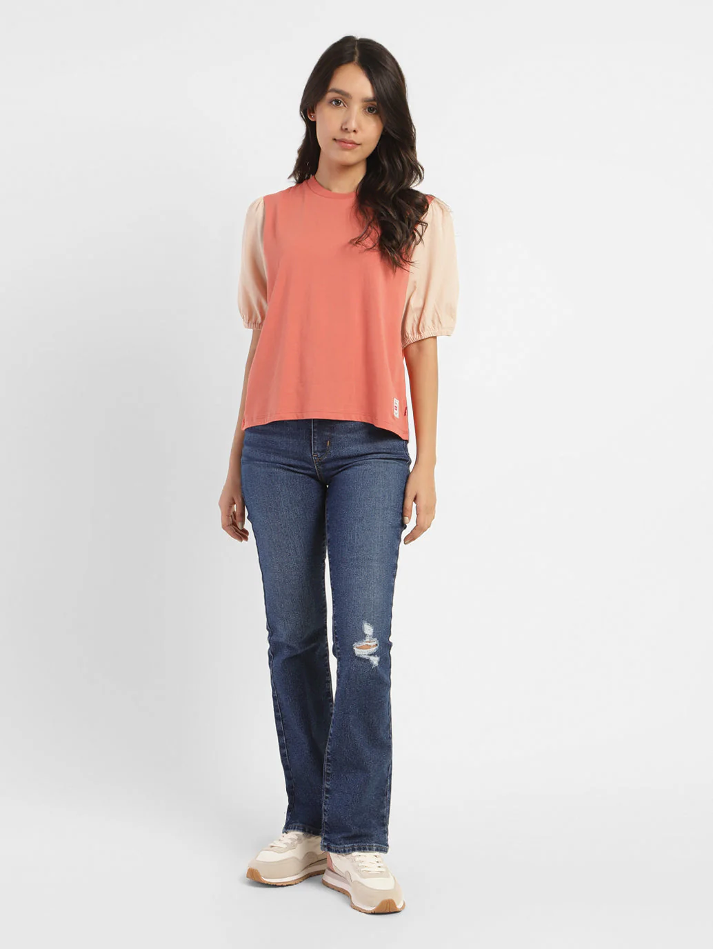 Women's Colorblock Round Neck Top - Image 5
