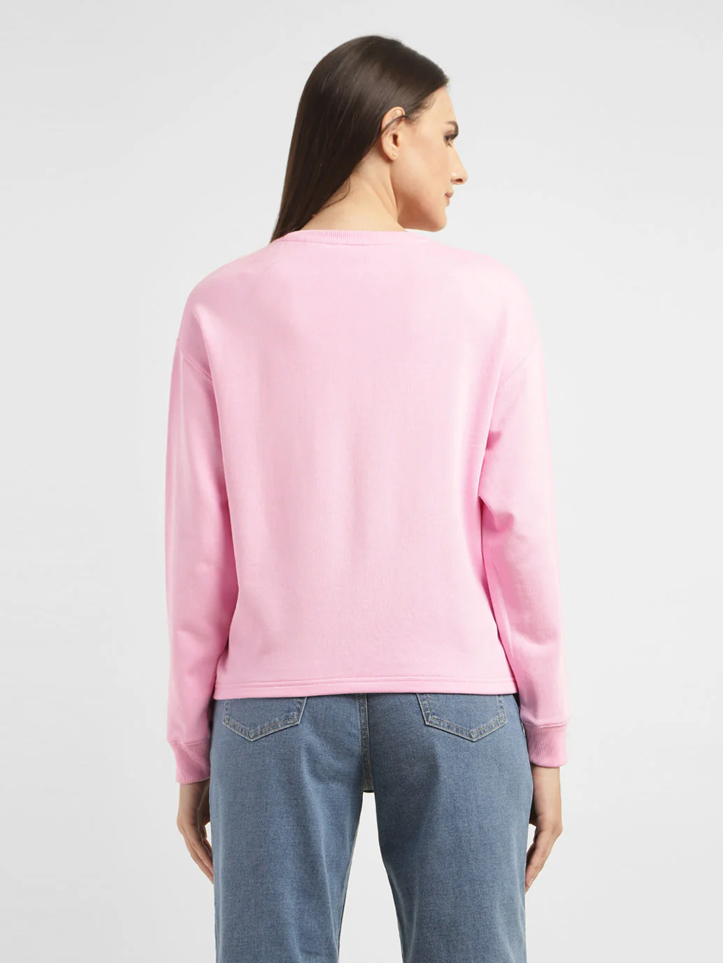 Women's Brand Logo Crew Neck Sweatshirt - Image 3