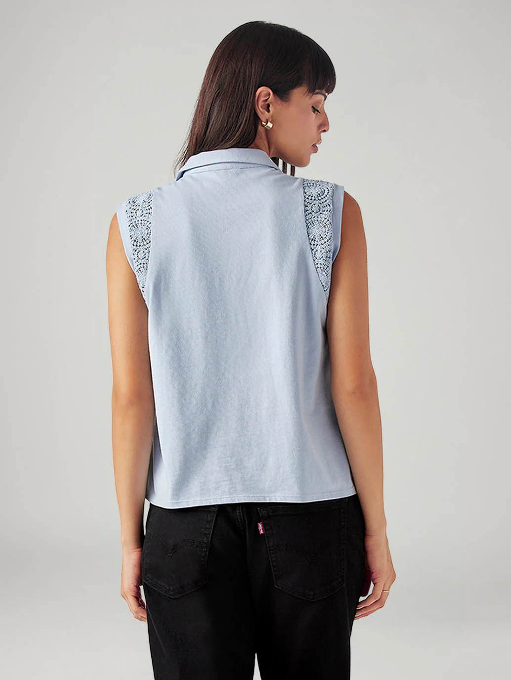 Women's Crochet Regular Fit T-Shirt - Image 3