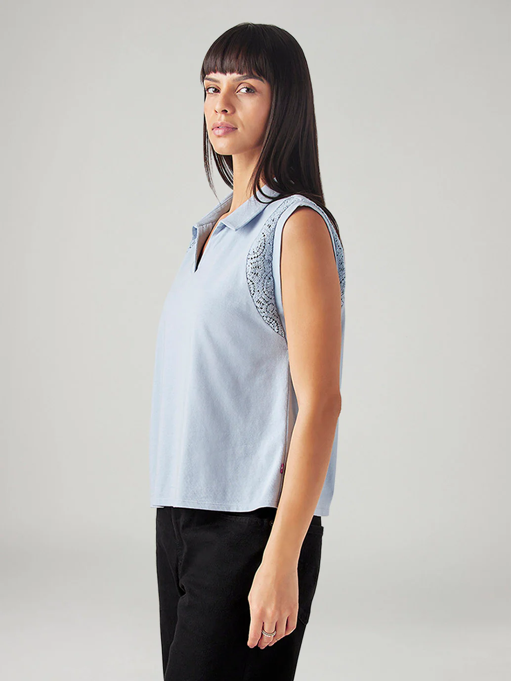 Women's Crochet Regular Fit T-Shirt - Image 5