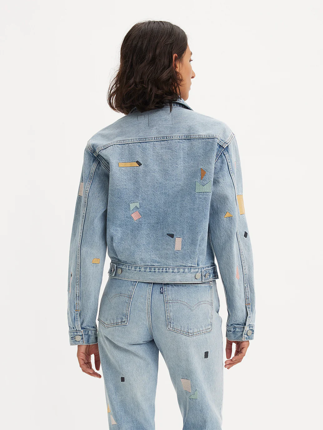 Women's Type II Trucker Denim Jacket - Image 3
