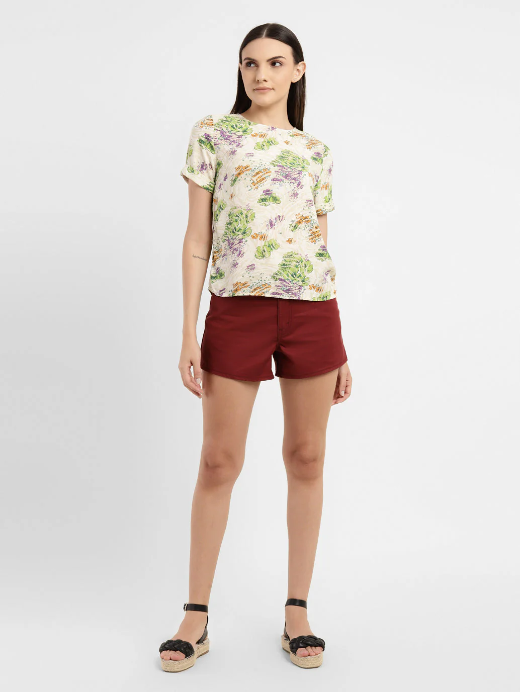 Women's Floral Round Neck Top - Image 6