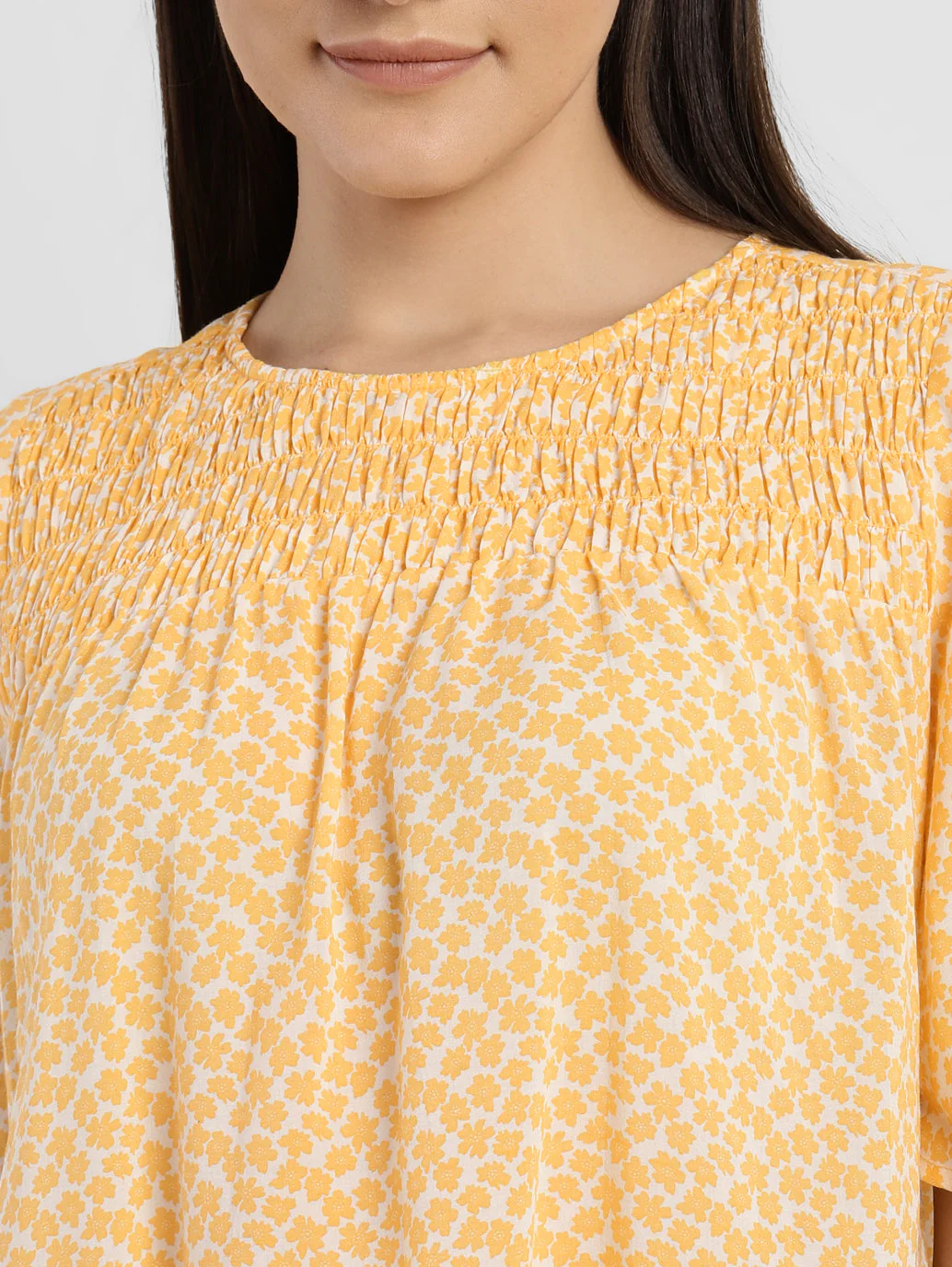 Women's Floral Print Round Neck Top - Image 5