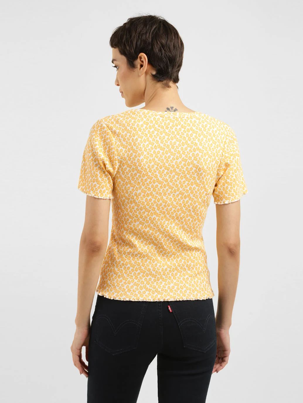Women's Floral Print Regular Fit Top - Image 3