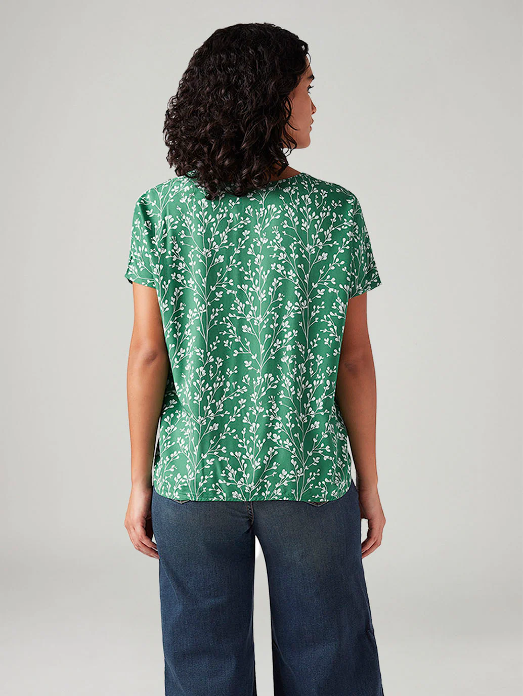 Women's Floral Regular Fit Top - Image 3