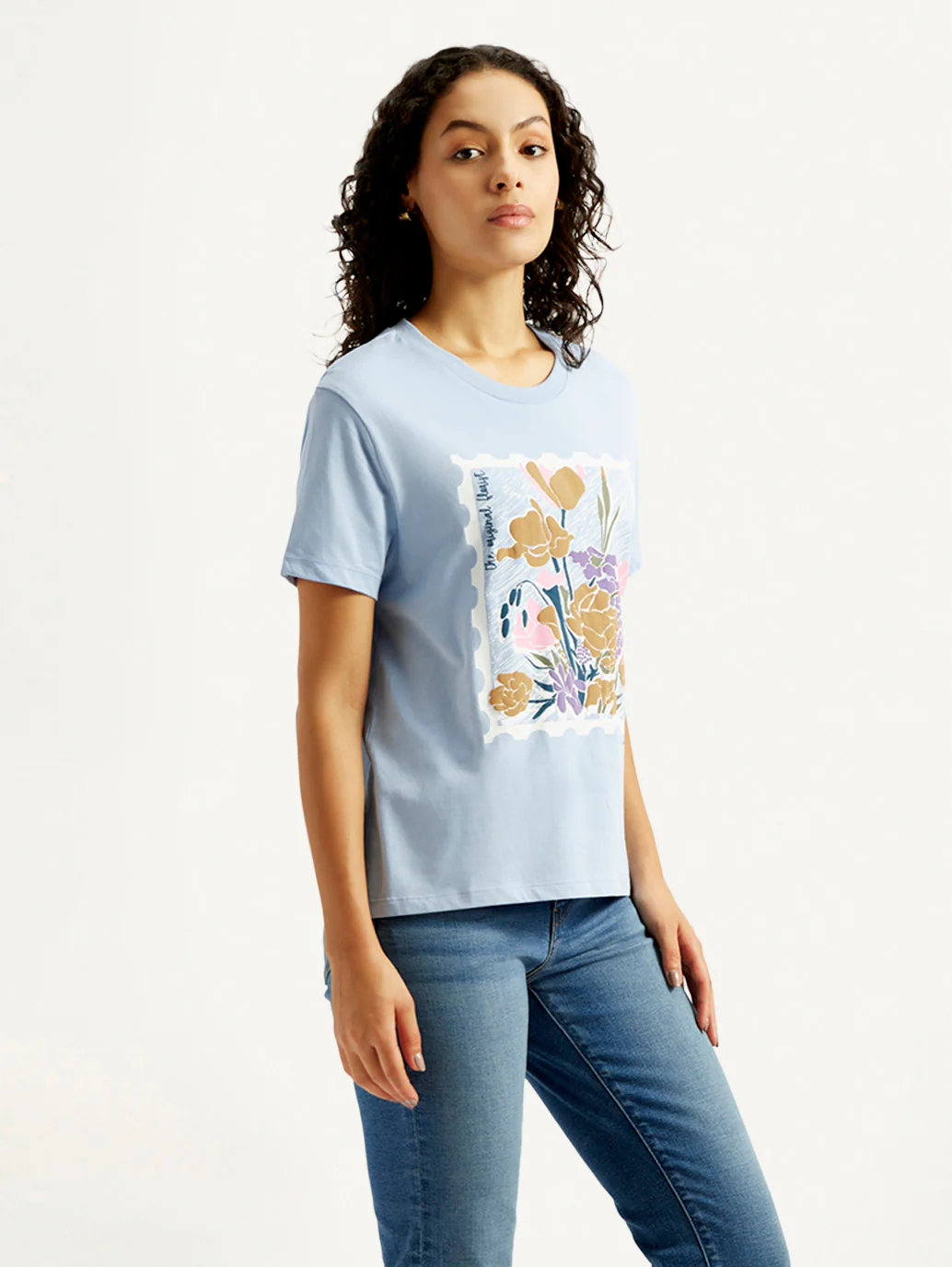 Women's Floral Relaxed Fit T-shirt - Image 5