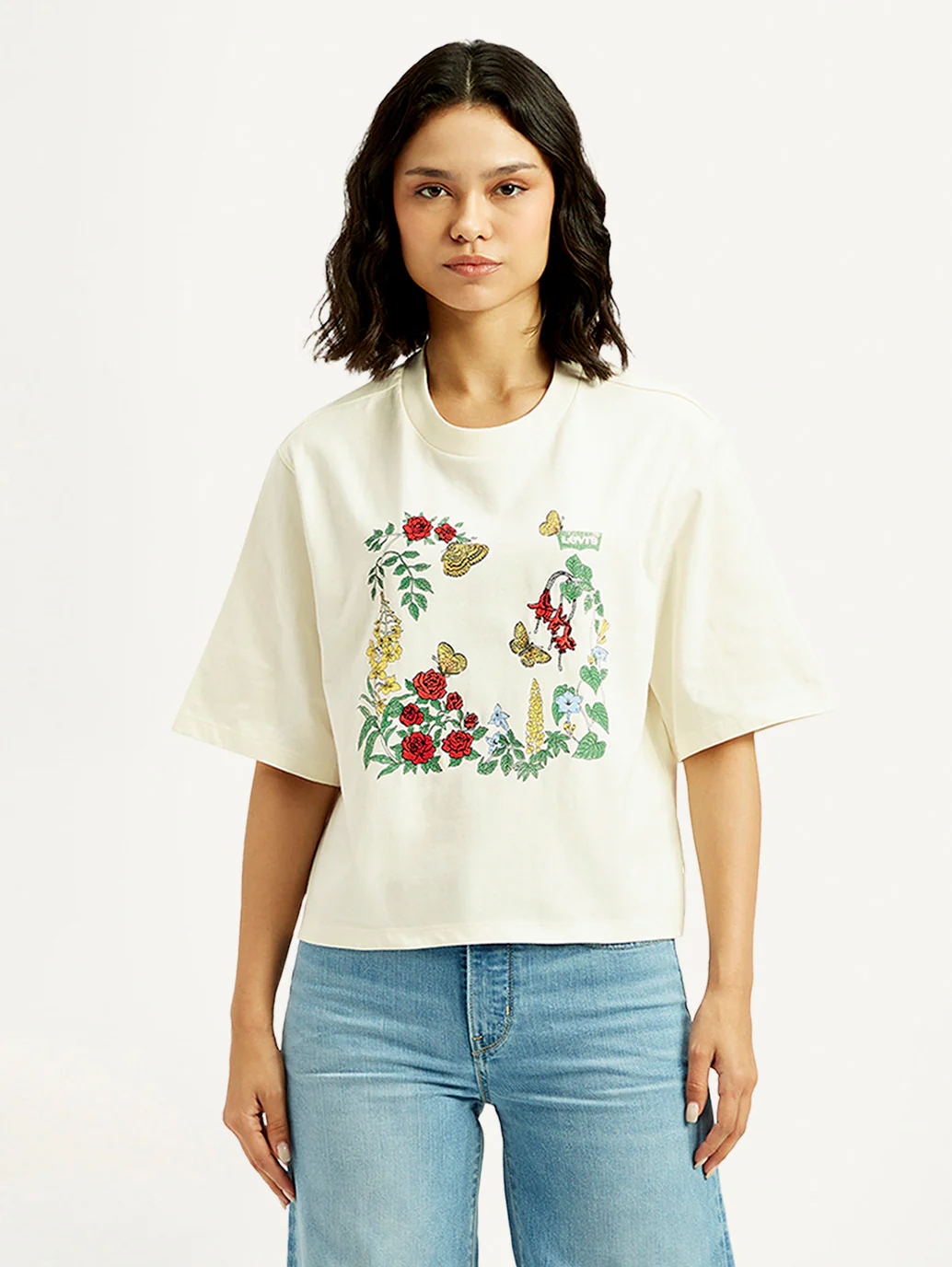 Women's Floral Relaxed Fit T-shirt - Image 6
