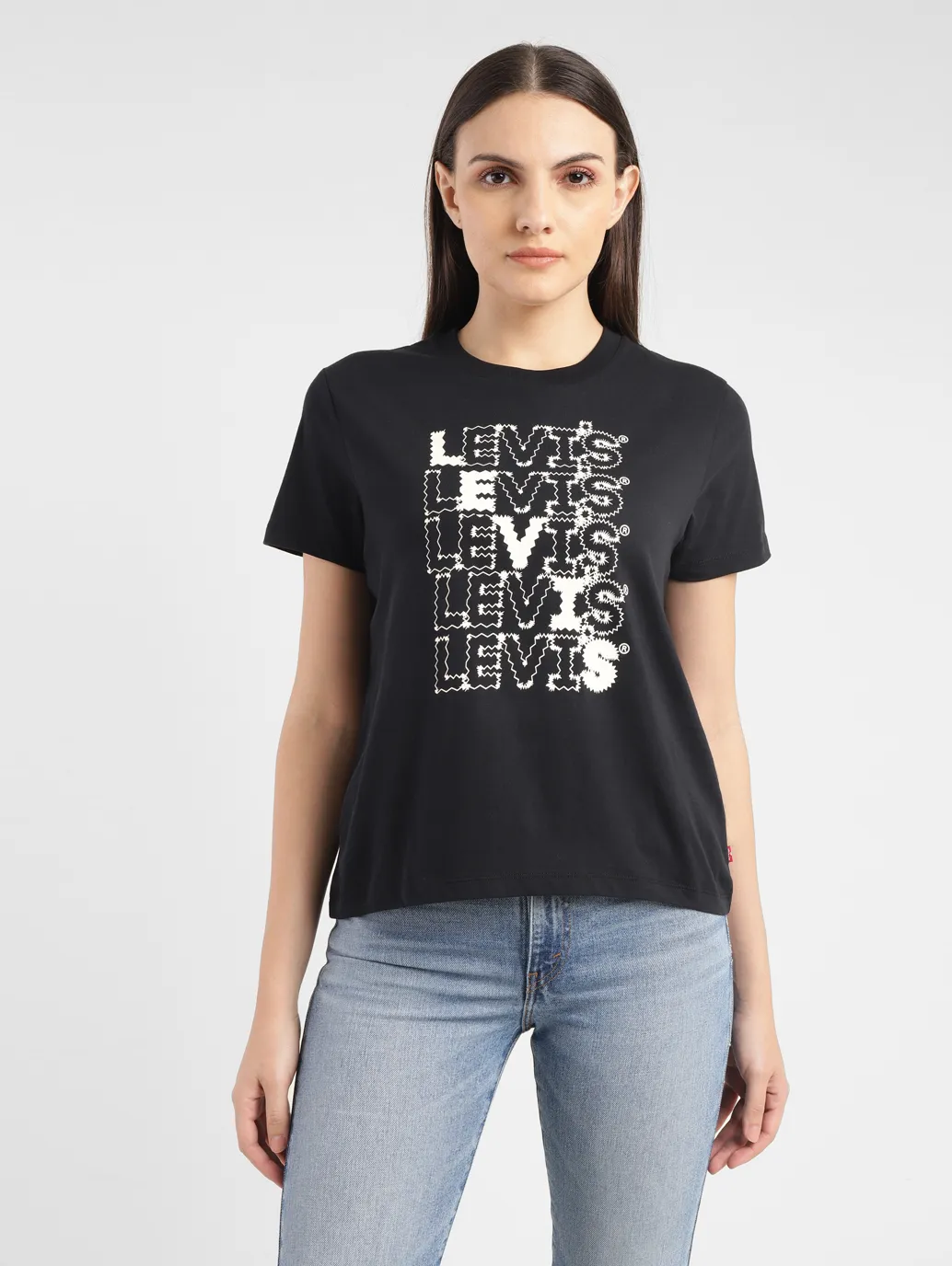 Women's Graphic Crew Neck T-shirt - Image 2