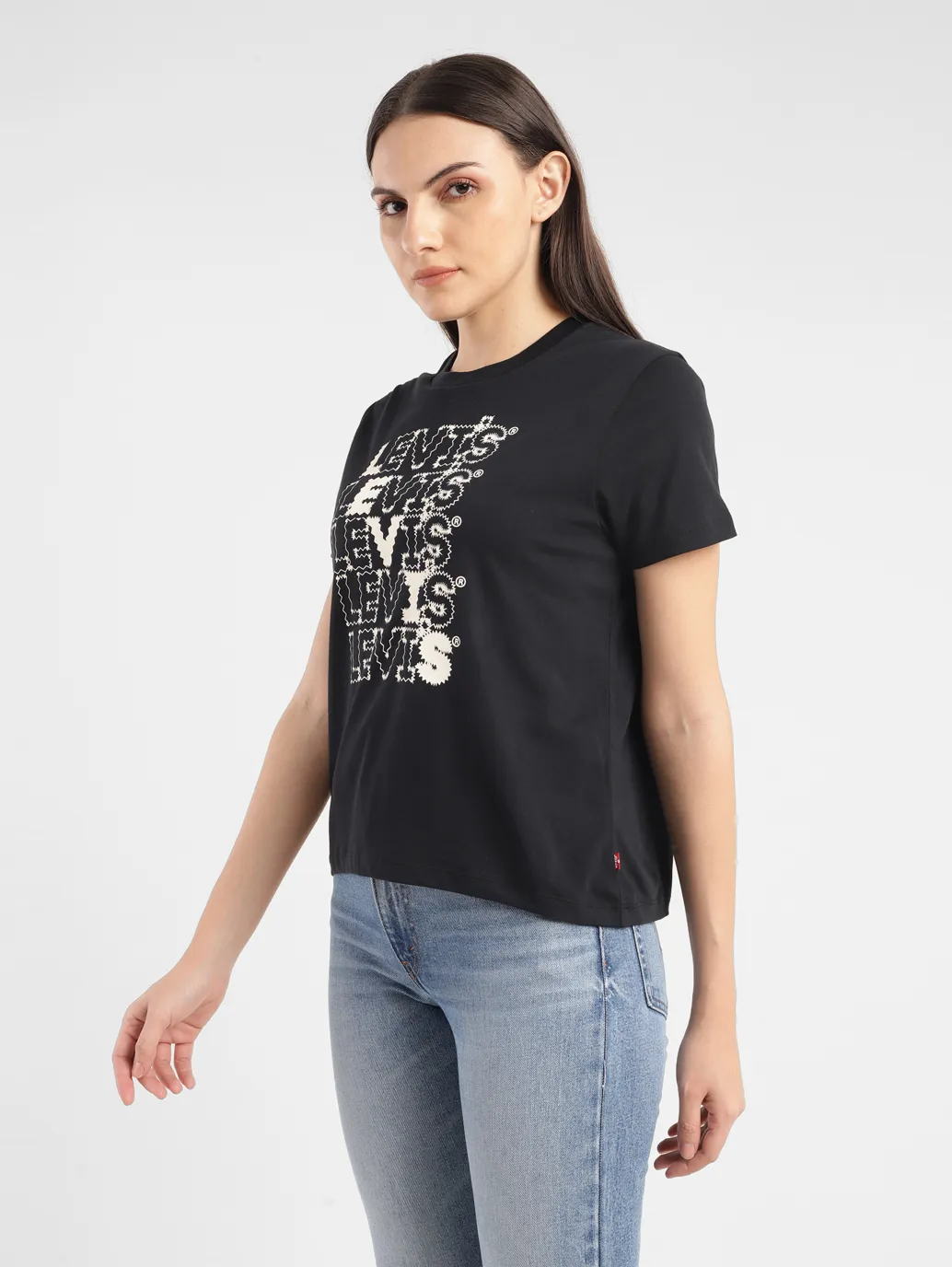 Women's Graphic Crew Neck T-shirt - Image 4