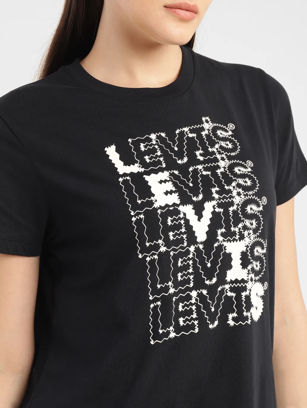 Women's Graphic Crew Neck T-shirt - Image 5