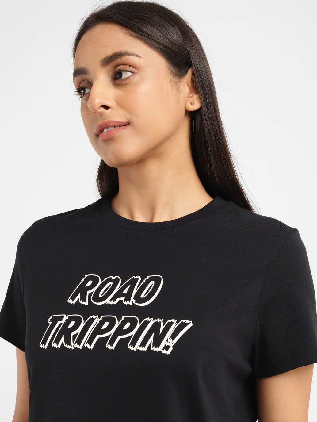 Women's Graphic Crew Neck T-shirt - Image 4
