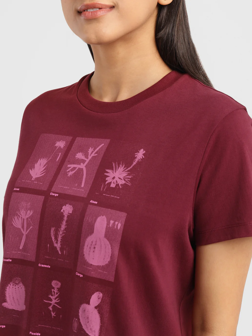 Women's Graphic Crew Neck T-shirt - Image 5