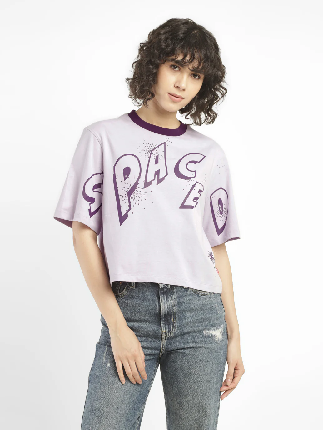 Women's Graphic Print Boxy T-shirt - Image 6