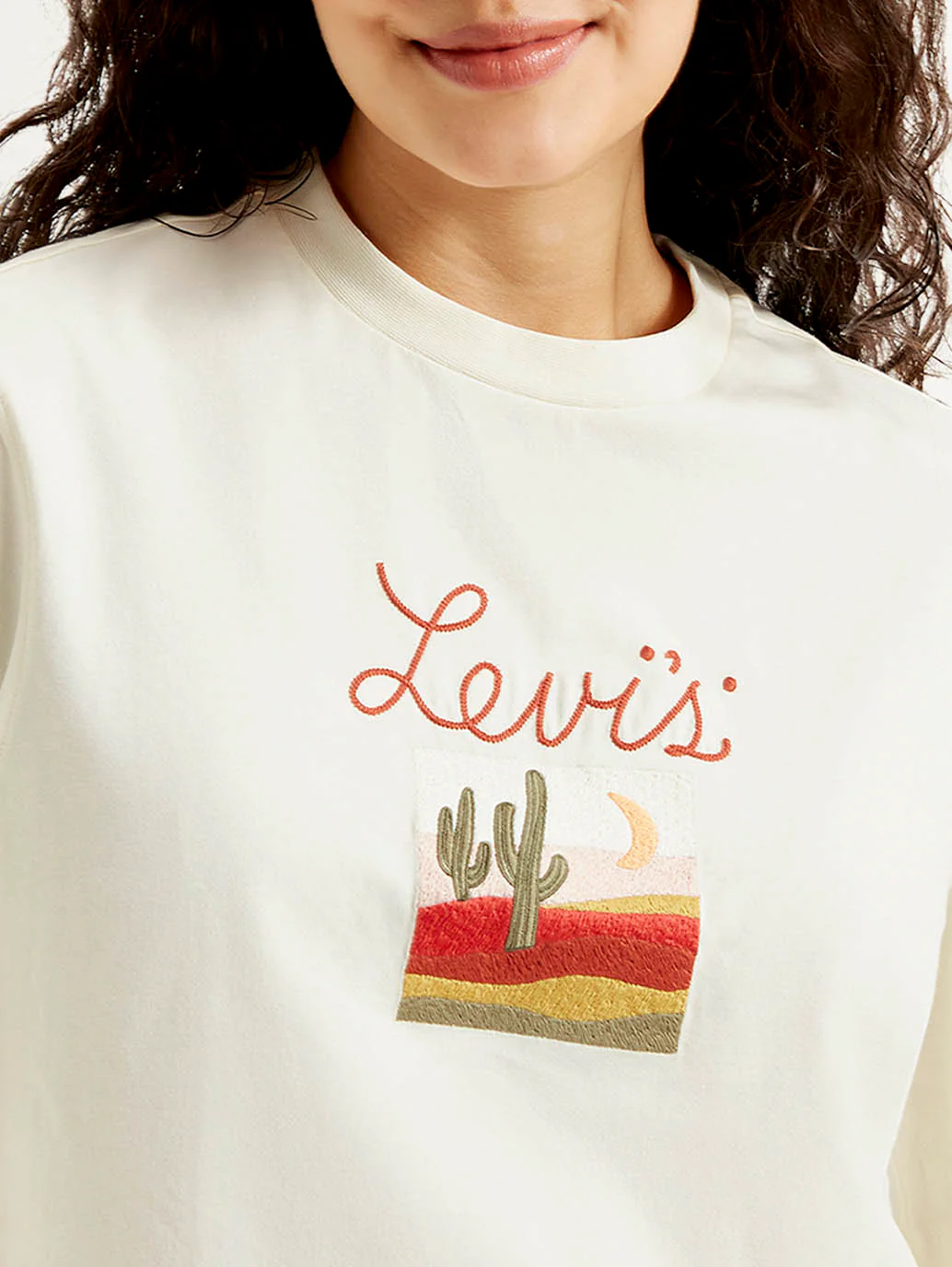 Women's Graphic Print Boxy T-shirt - Image 4