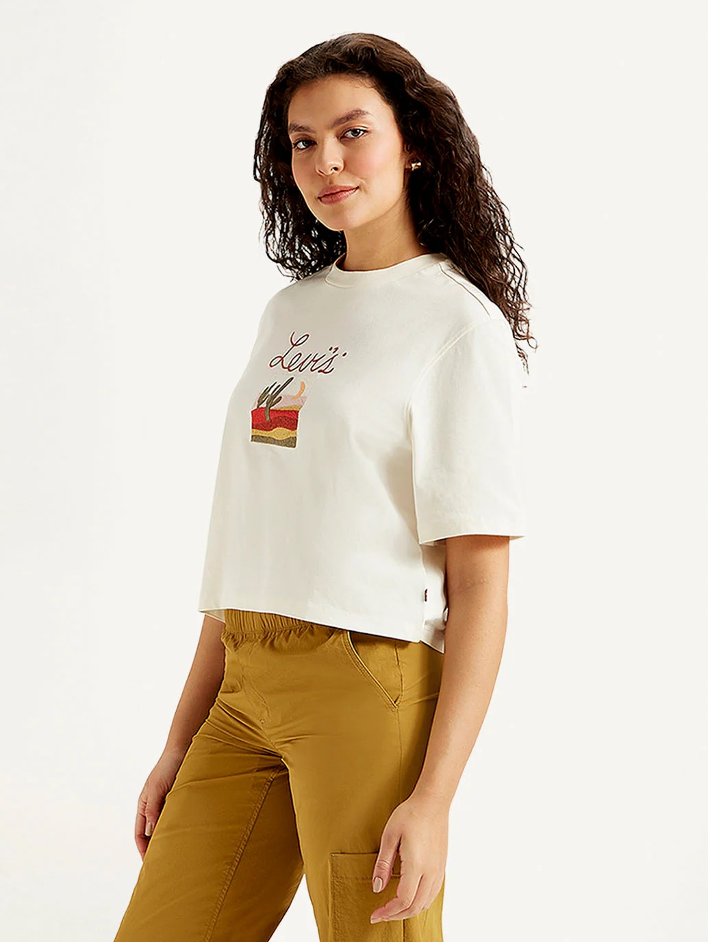 Women's Graphic Print Boxy T-shirt - Image 5