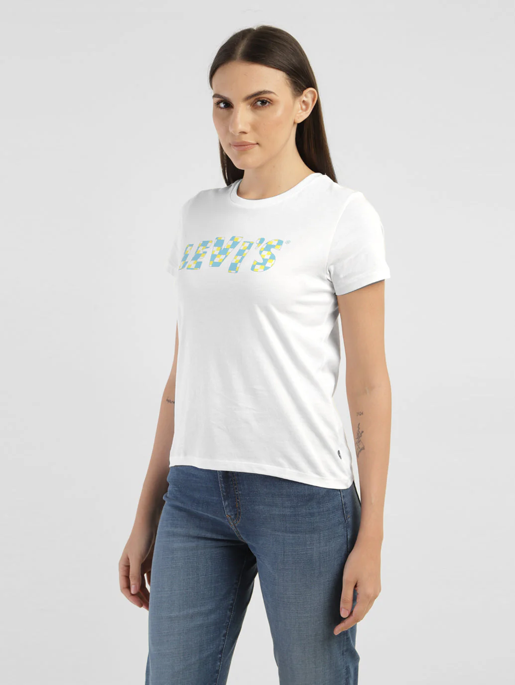 Women's Graphic Print Crew Neck T-shirt - Image 4