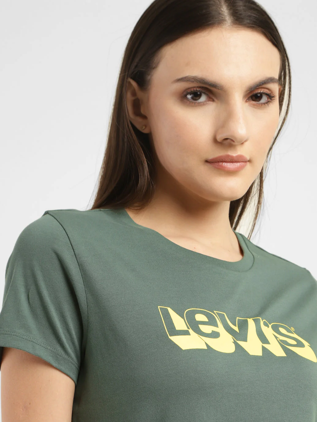 Women's Brand Logo Crew Neck T-shirt - Image 5