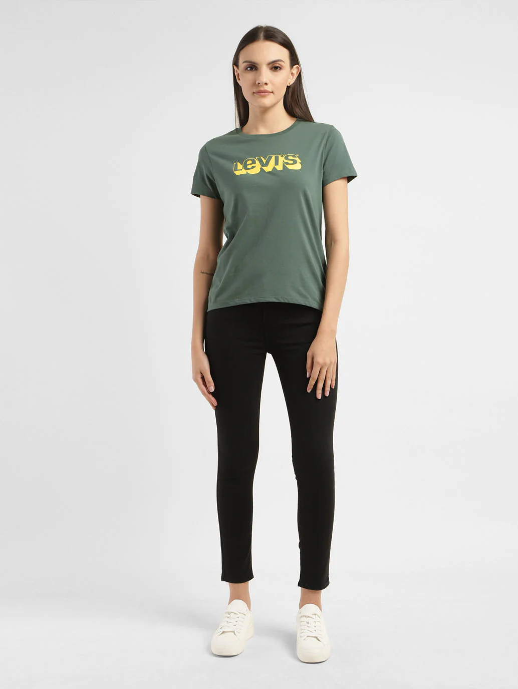 Women's Brand Logo Crew Neck T-shirt - Image 6