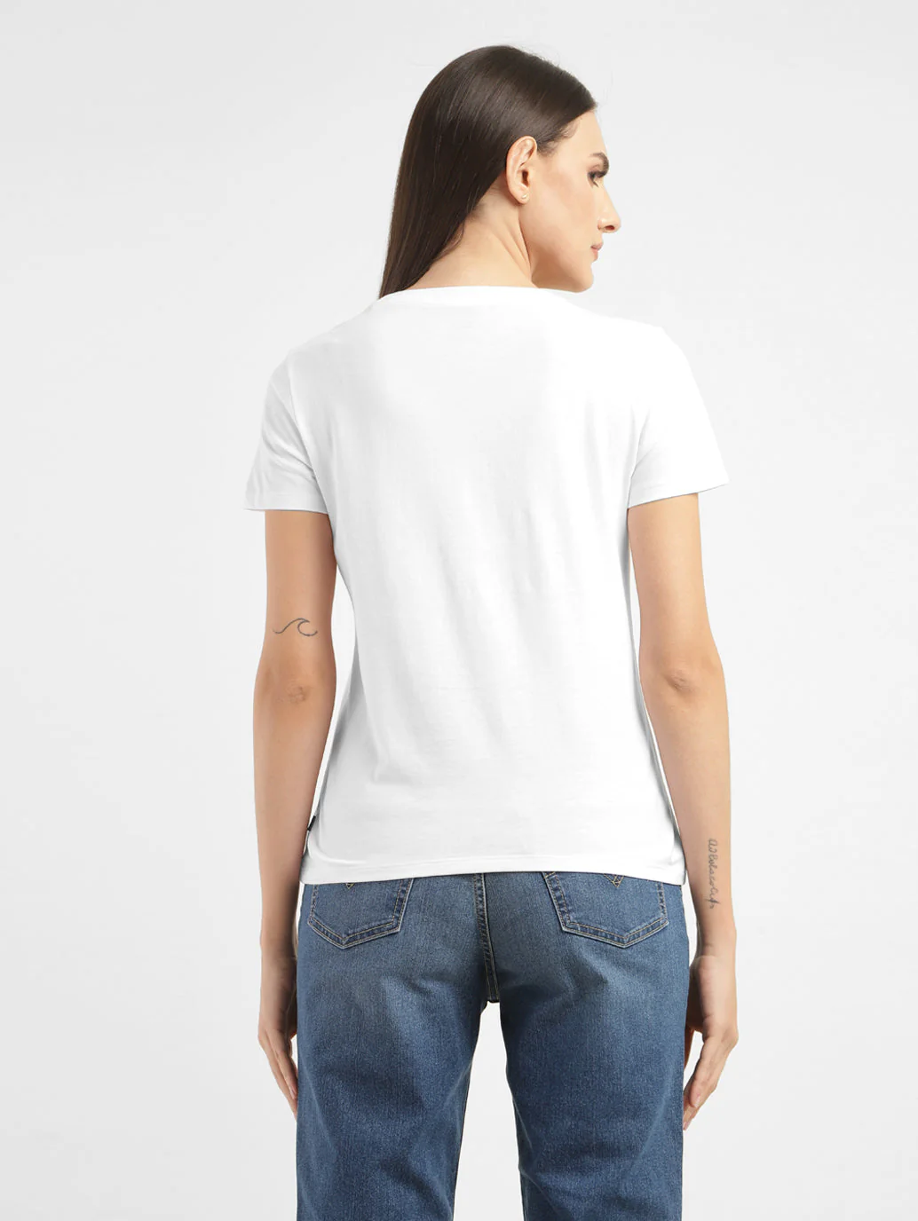 Womens Graphic Print Crew Neck T Shirt - Image 3