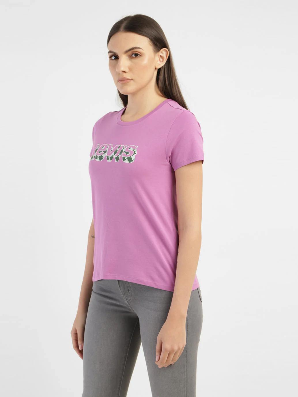 Women's Graphic Print Crew Neck T-shirt - Image 4