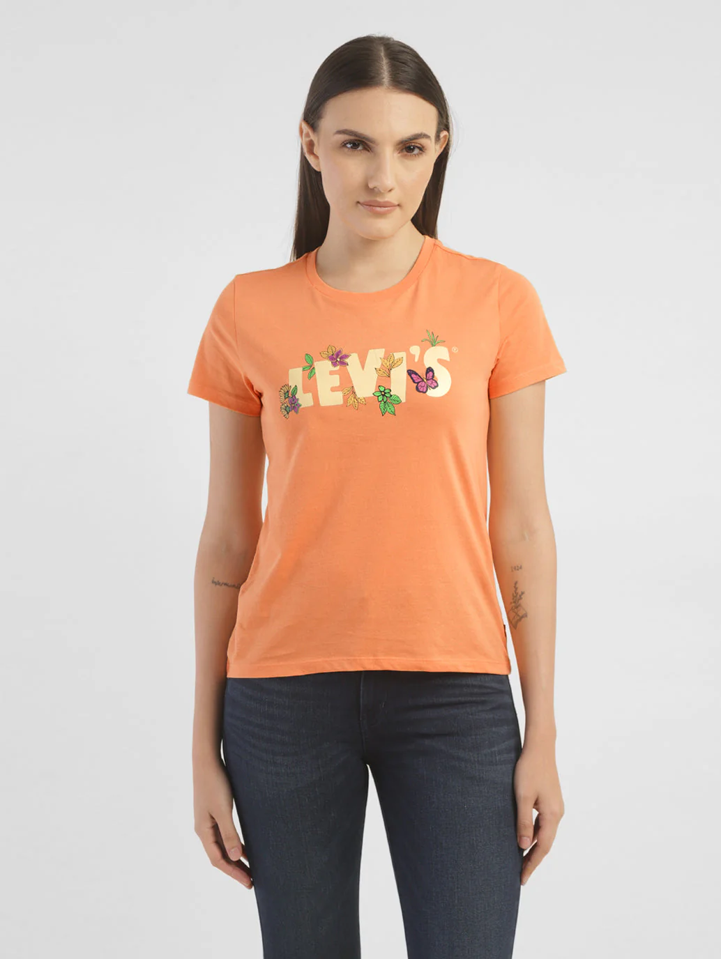 Women's Graphic Print Crew Neck T shirt - Image 2