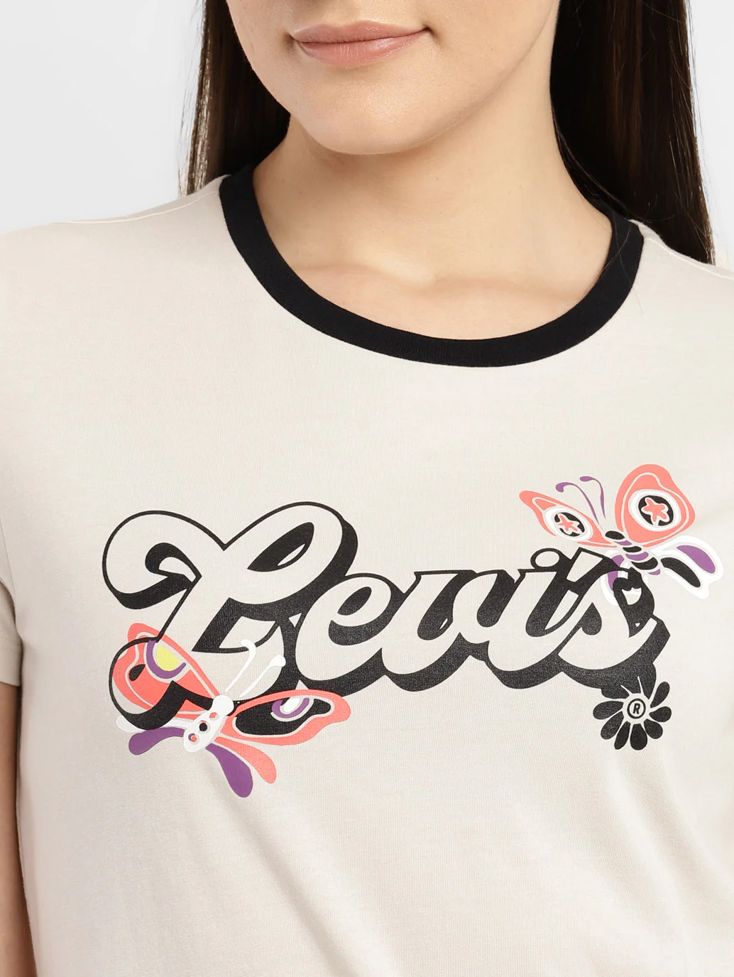 Women's Graphic Print Crew Neck T-shirt - Image 5