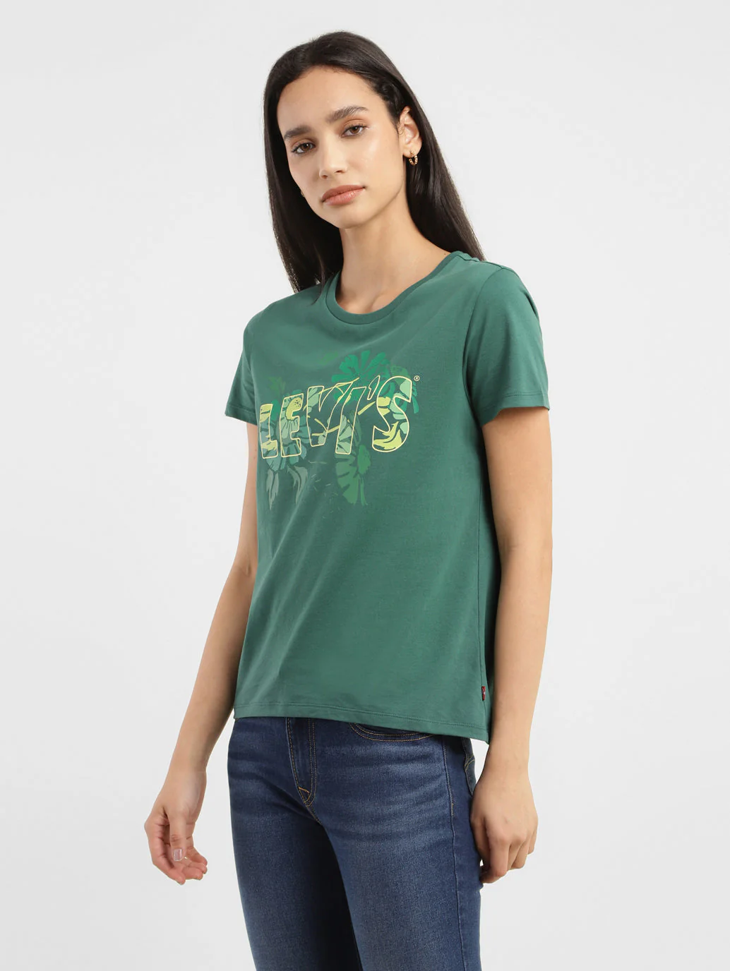 Women's Graphic Print Crew Neck T-shirt - Image 4