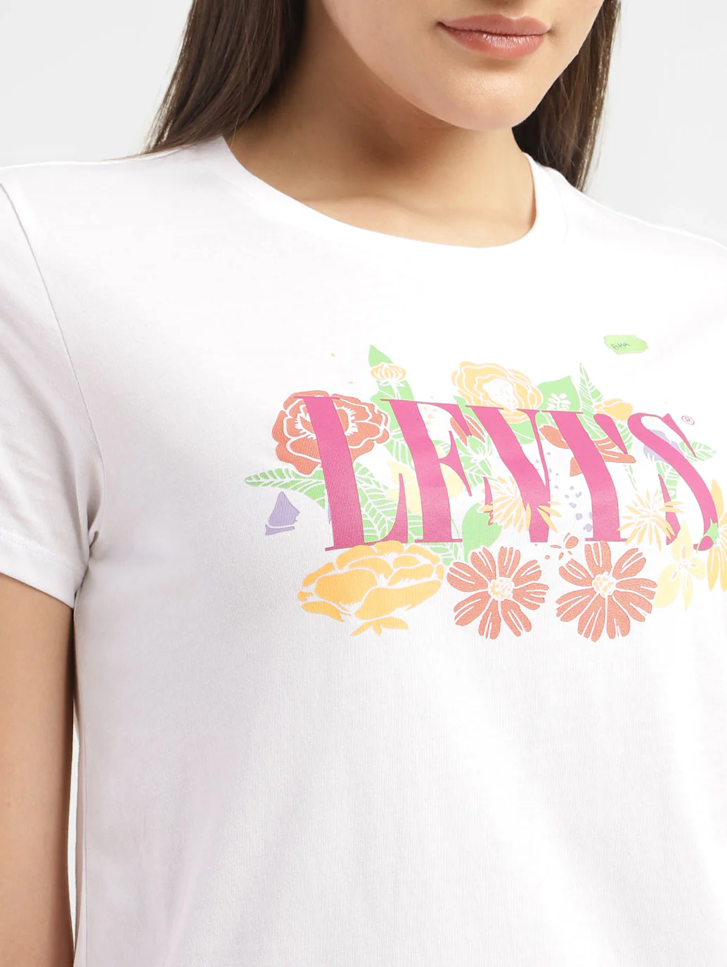 Women's Graphic Print Crew Neck T-shirt - Image 5