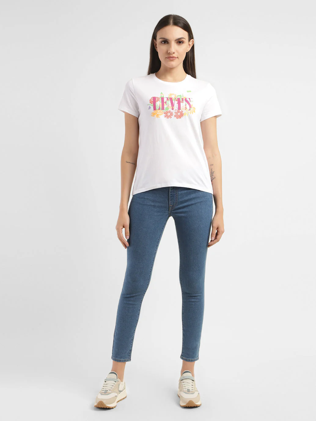 Women's Graphic Print Crew Neck T-shirt - Image 6