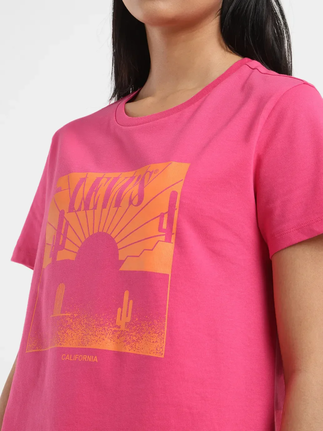 Women's Graphic Print Crew Neck T shirt - Image 5