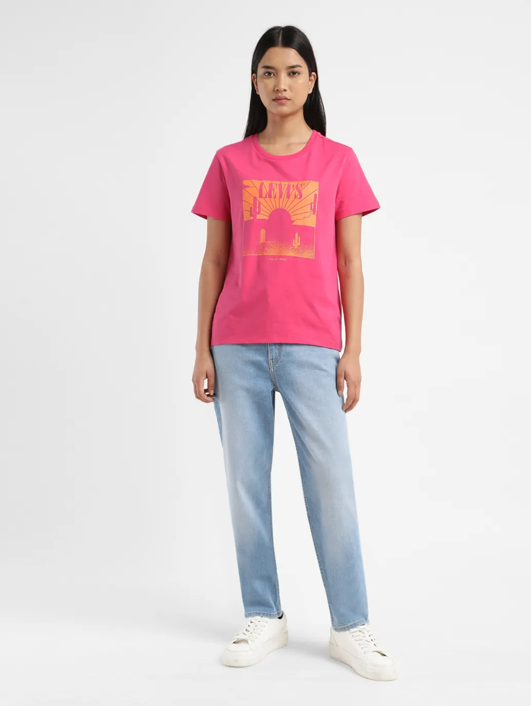 Women's Graphic Print Crew Neck T shirt - Image 6