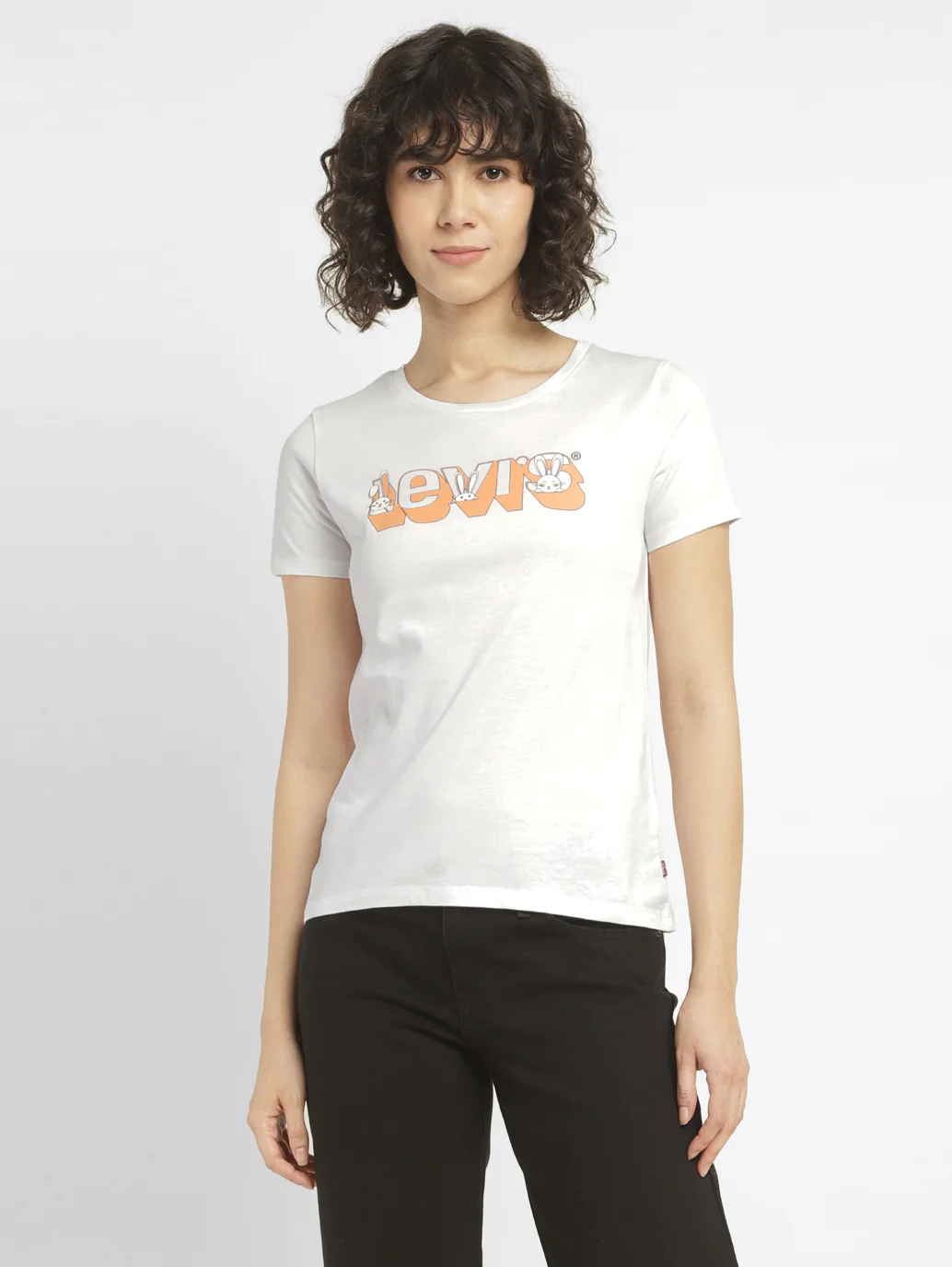 Women's Brand Logo Crew Neck T-shirt - Image 2