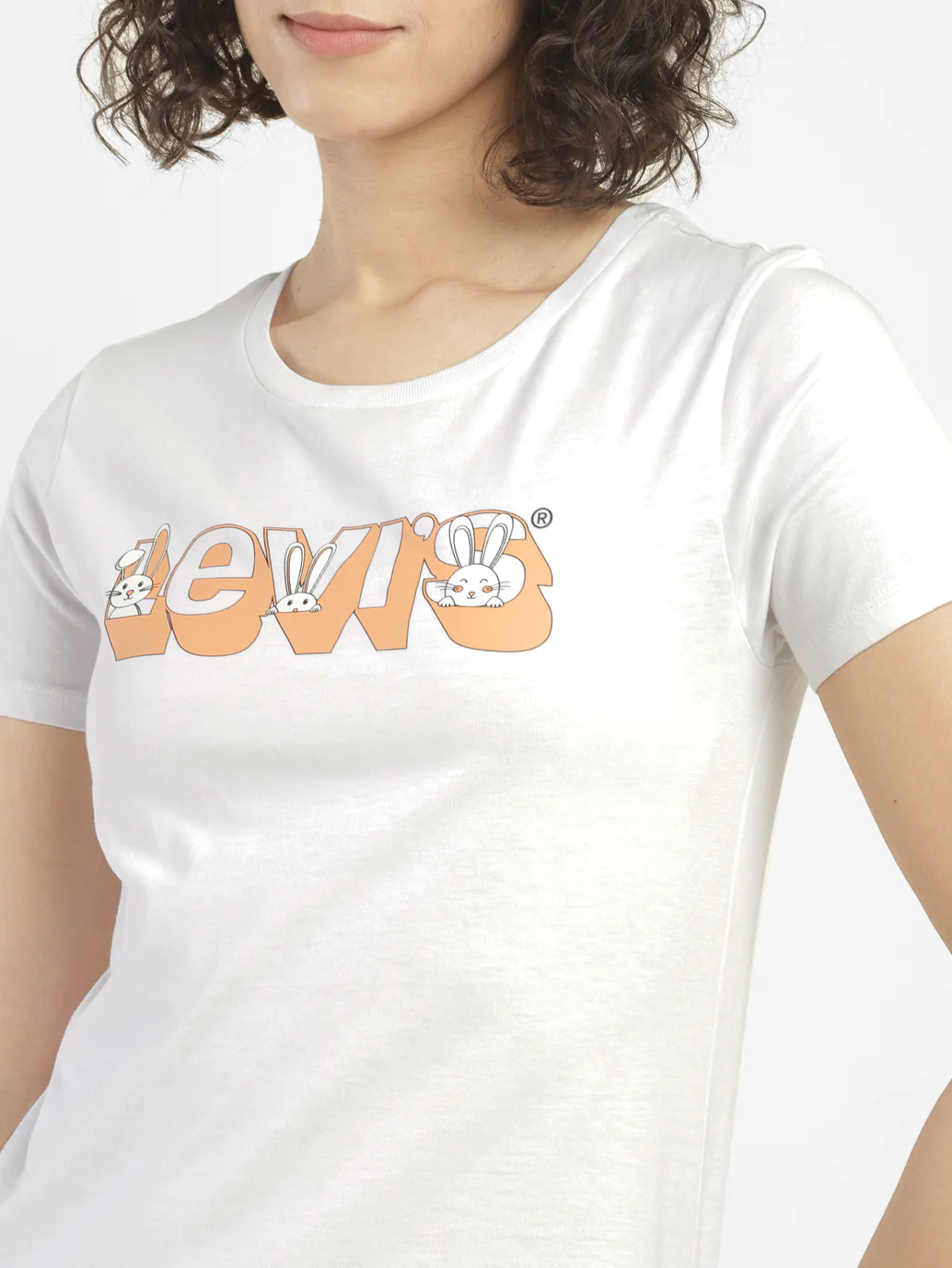Women's Brand Logo Crew Neck T-shirt - Image 4