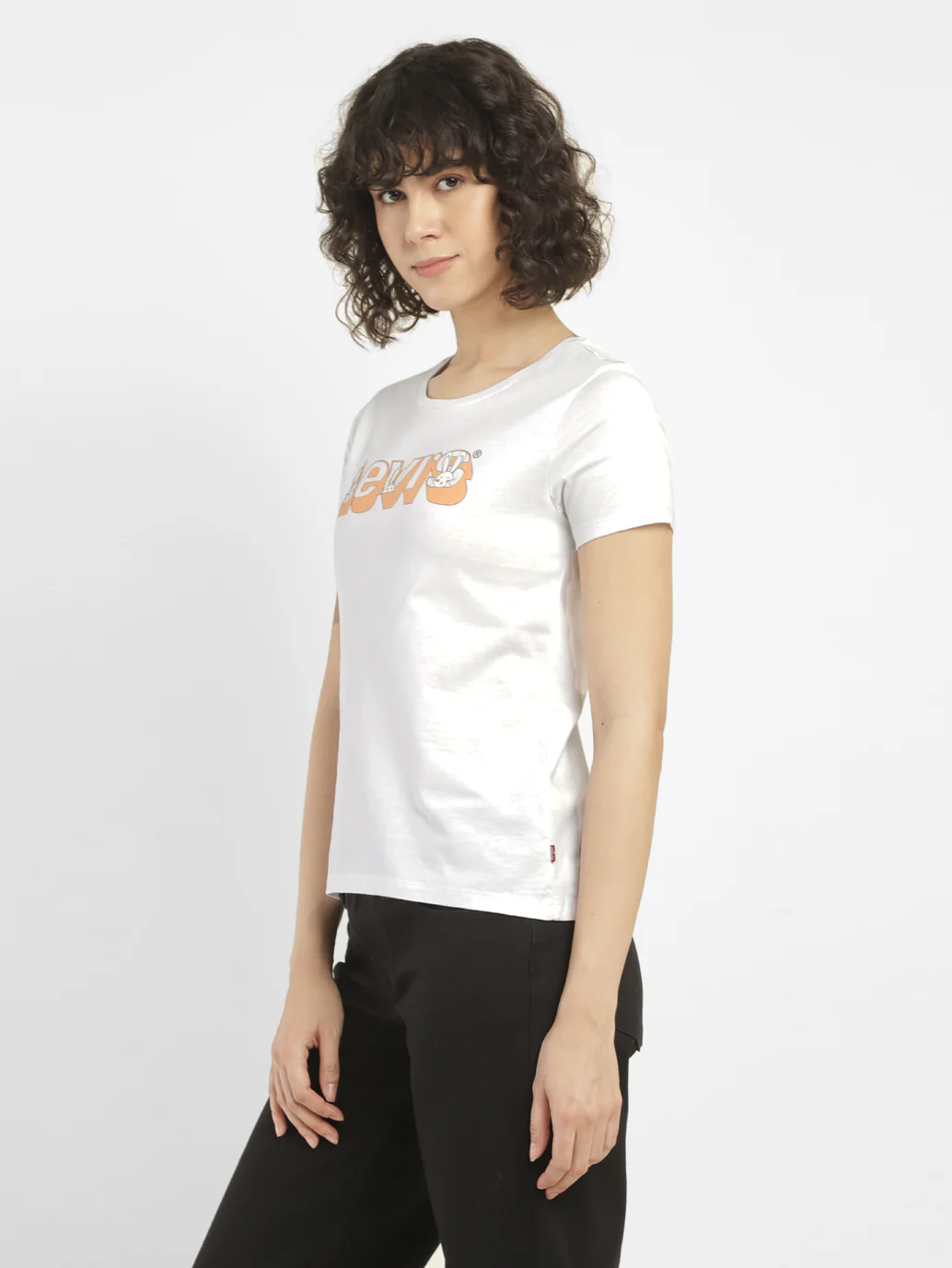Women's Brand Logo Crew Neck T-shirt - Image 5