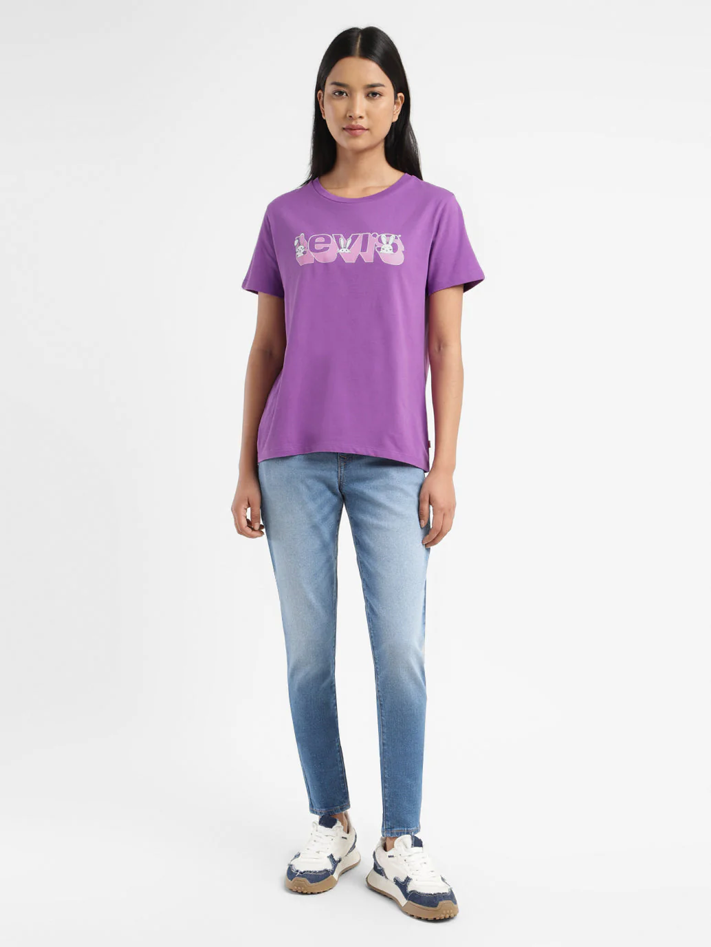 Women's Graphic Print Crew Neck T-shirt - Image 6