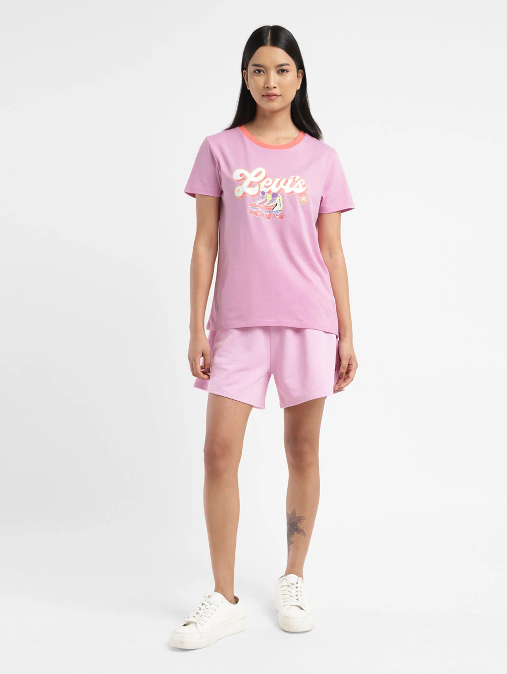 Women's Graphic Print Crew Neck T-shirt - Image 6