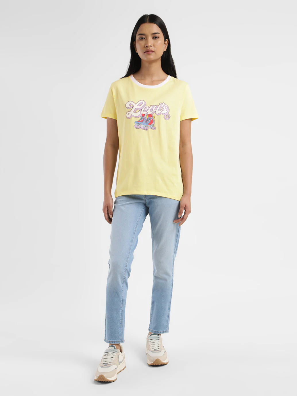 Women's Graphic Print Crew Neck T-shirt - Image 6