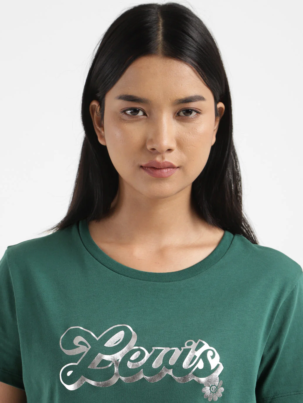 Women's Graphic Print Crew Neck T-shirt - Image 5