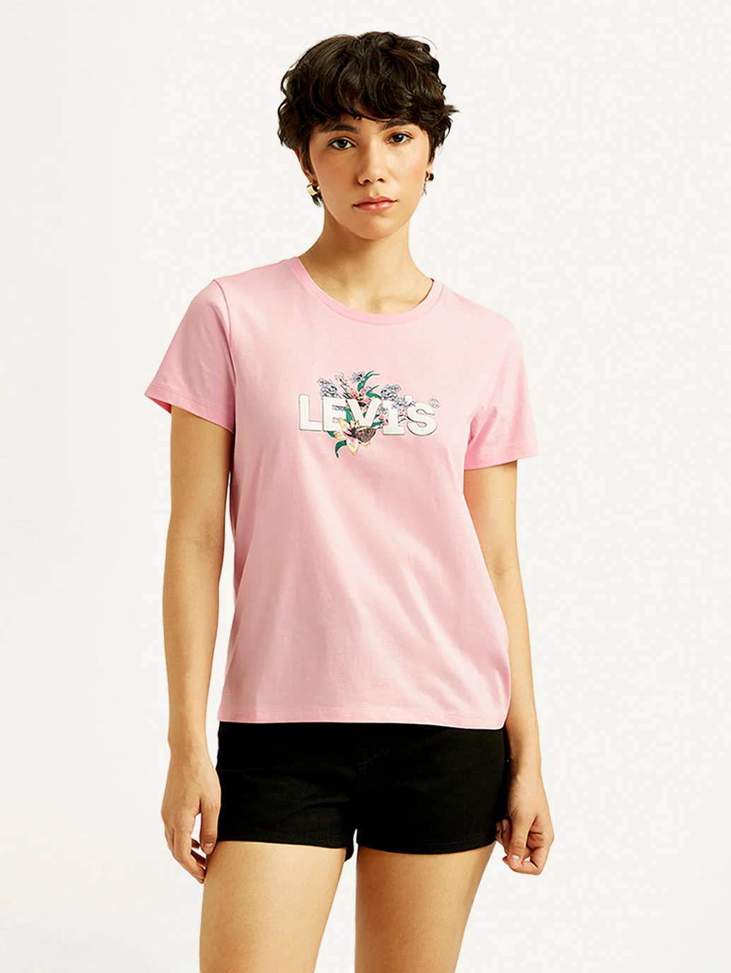 Women's Graphic Print Crew Neck T-shirt - Image 2